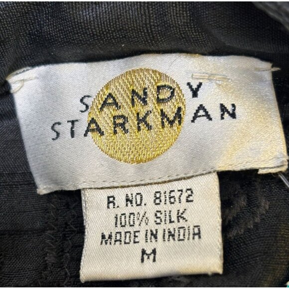 Sandy Starkman Embellished Black Jacket M - Picture 7 of 7